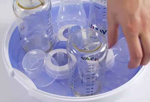 Elektrinis garų kūdikių buteliukų sterilizatorius