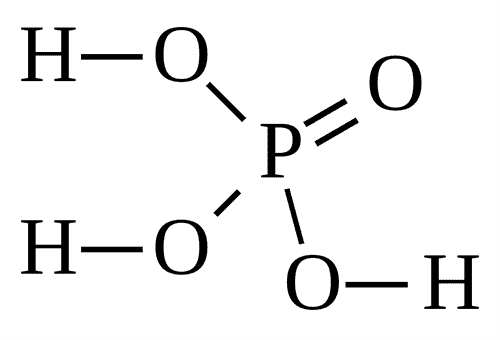 Fosforo rūgšties formulė