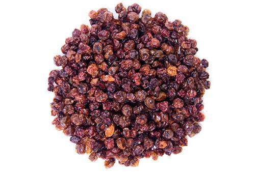 Džiovintas viburnum