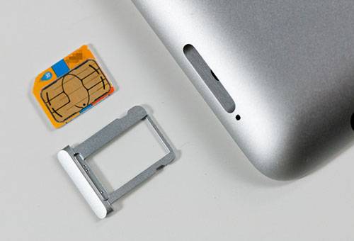 SIM kortelė pašalinta iš iPad