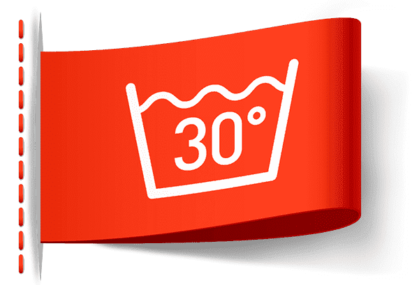 Piktograma Skalbti 30 laipsnių temperatūroje