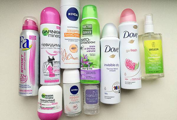 Dezodorantai ir antiperspirantai