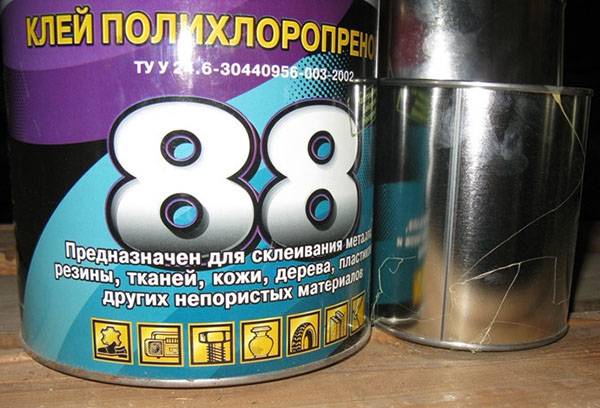 Gumos klijų skardinė 88
