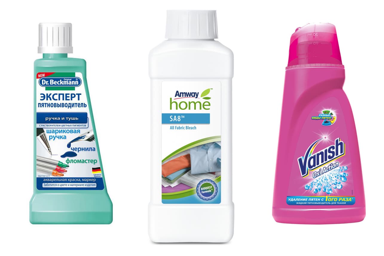 Remedios químicos para las manchas de bolígrafos de gel