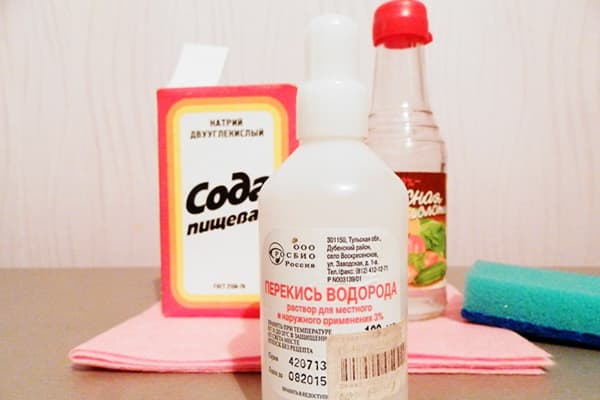 Soda, actas ir peroksidas