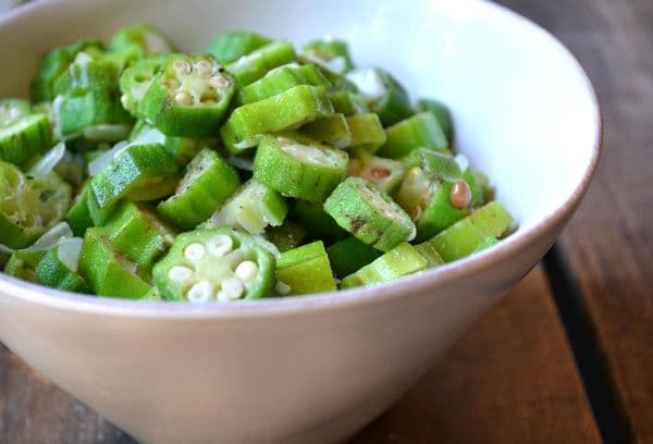 Supjaustyta okra