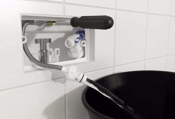 Geberit Delta rakto montavimas