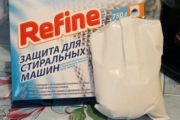 Rifine skalbimo mašinos apsaugos produktas