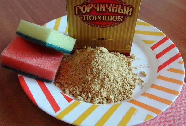 Garstyčių skalbimo milteliai