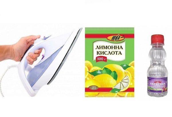 Geležis, actas ir citrinos rūgštis