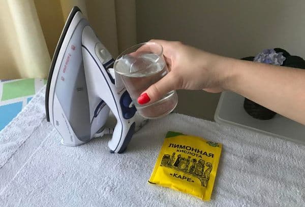 Lygintuvo valymas citrinos rūgštimi