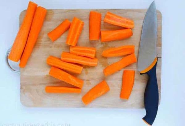 Supjaustytos morkos