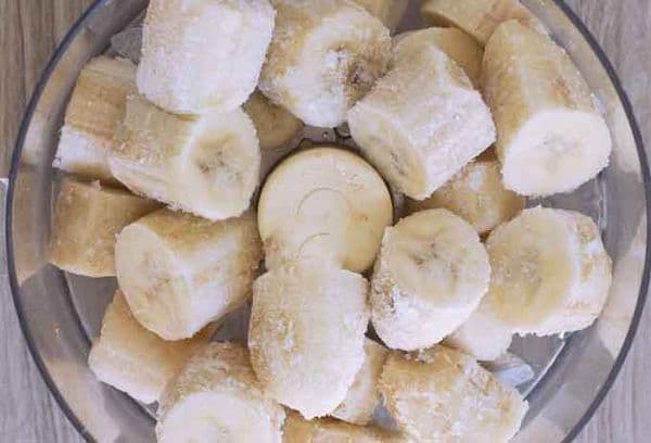 šaldytų pjaustytų bananų 
