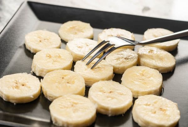pjaustytų bananų užšaldymui