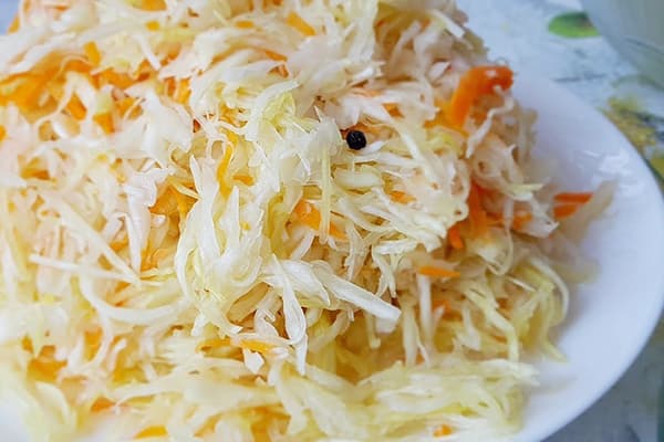 Rauginti kopūstai be druskos