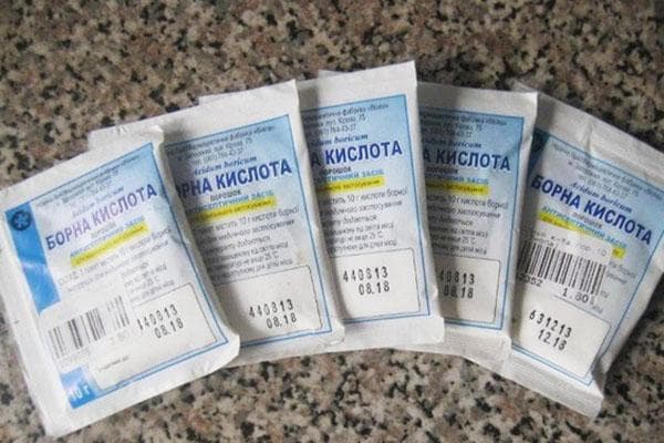 Boro rūgšties paketėliai
