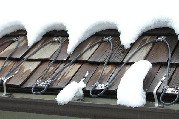 Stogo šildymas nuo sniego