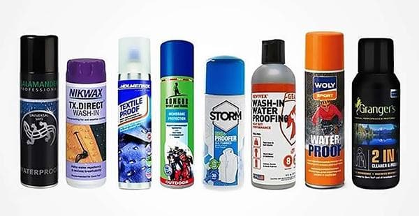Įvairių tipų vandenį atstumiantys impregnatai