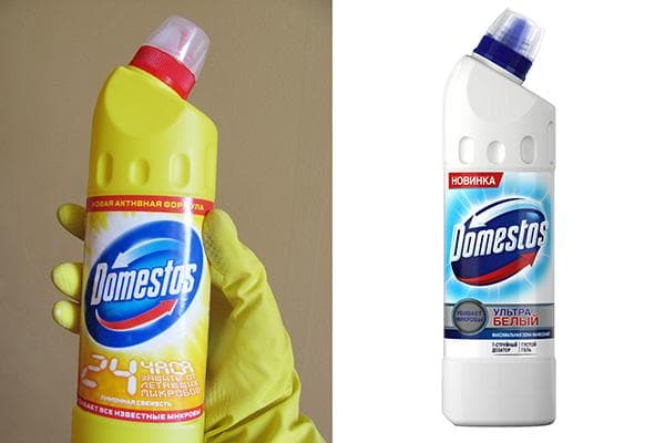 Domestos citrinų gaivumas ir Domestos Ultra White
