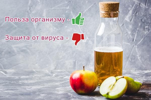 Obuolių sidro acto veiksmingumas kovojant su virusais ir organizmo palaikymui