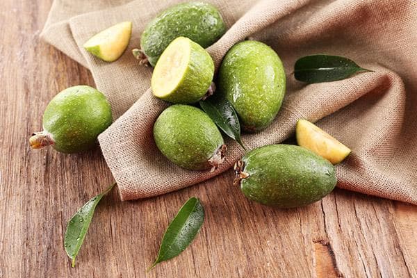 Feijoa vaisiai