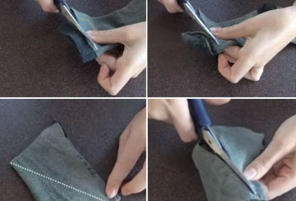Kaukės siuvimas iš kojinių 1