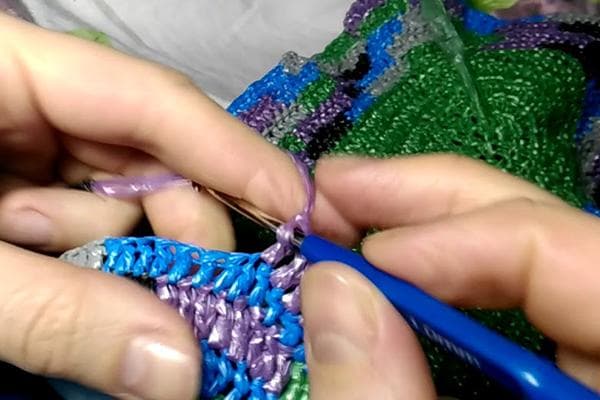 Nėrimas iš plastikinių maišelių