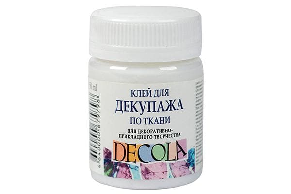 Klijai dekupažui ant audinio