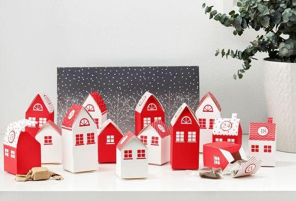 Ikea Advento namelių nuotraukos