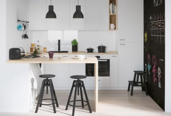 Ikea virtuvė skandinaviško stiliaus