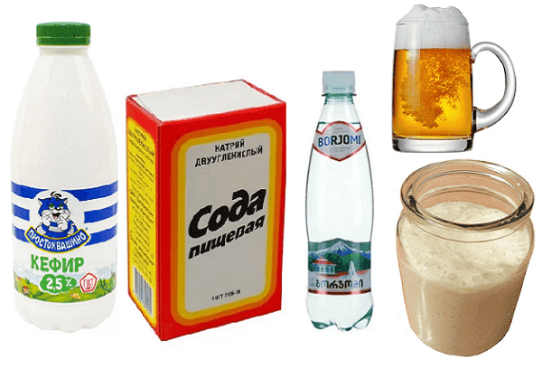 Produktai vietoj mielių