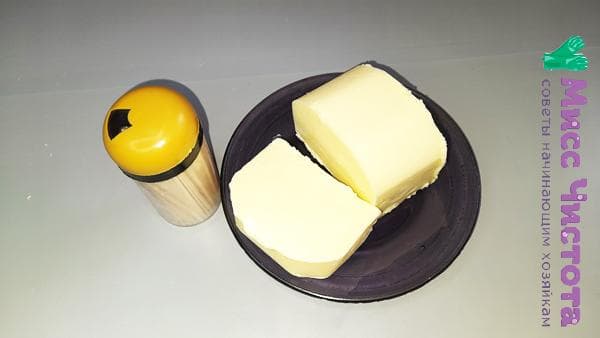 sviestas ir dantų krapštukai