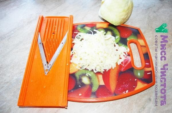 susmulkintų kopūstų ritinys