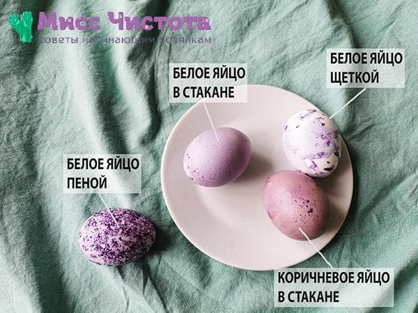 Kiaušiniai dažyti kopūstais įvairiais būdais