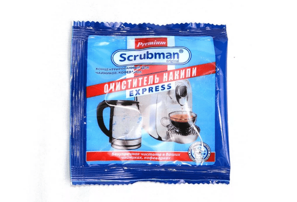 Scrubman nuosėdų šalinimo priemonė