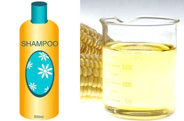Šampūnas ir kukurūzų sirupas