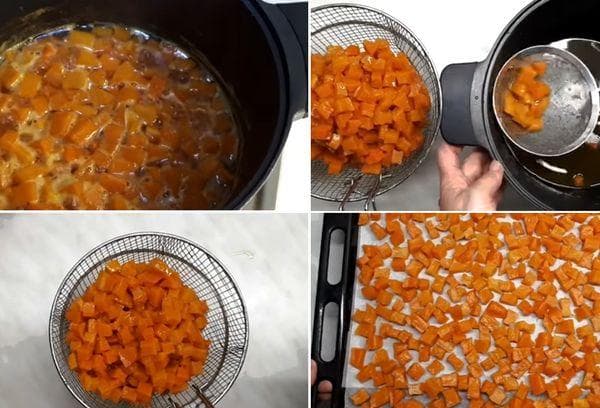 Cukruotų moliūgų gaminimas 2