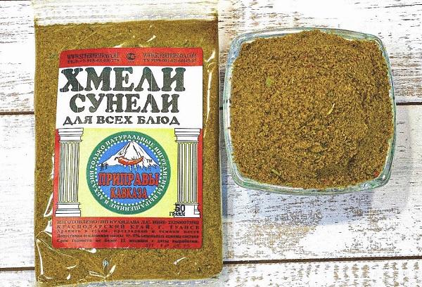 Khmeli-suneli pakuotėje
