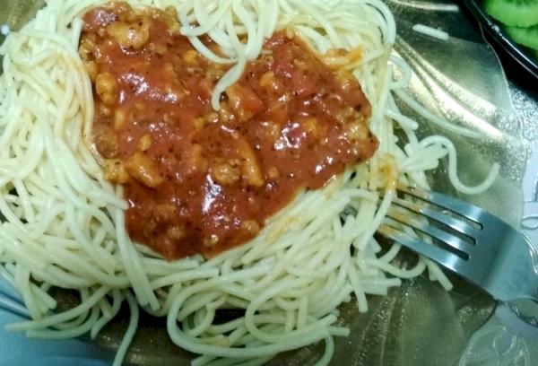 Bolognese spagečiai su malta mėsa