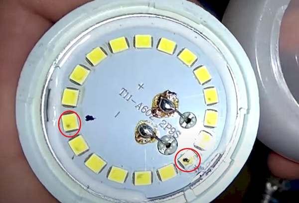 LED lempos remontas 3