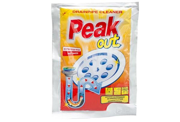 Peak Out milteliai vamzdžių valymui