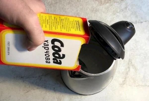 Soda nuo kvapo elektriniame virdulyje