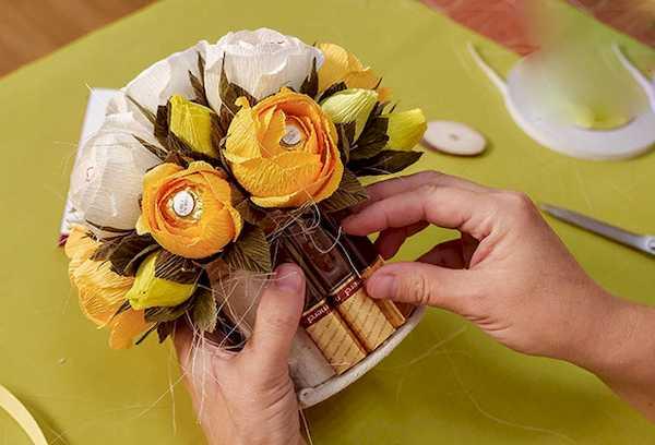 Lakoniška Ferrero Rocher 7 puokštė