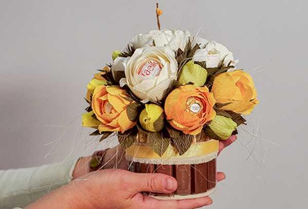 Lakoniška Ferrero Rocher 11 puokštė