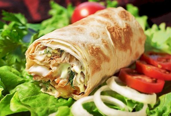 Shawarma ploname lavaše