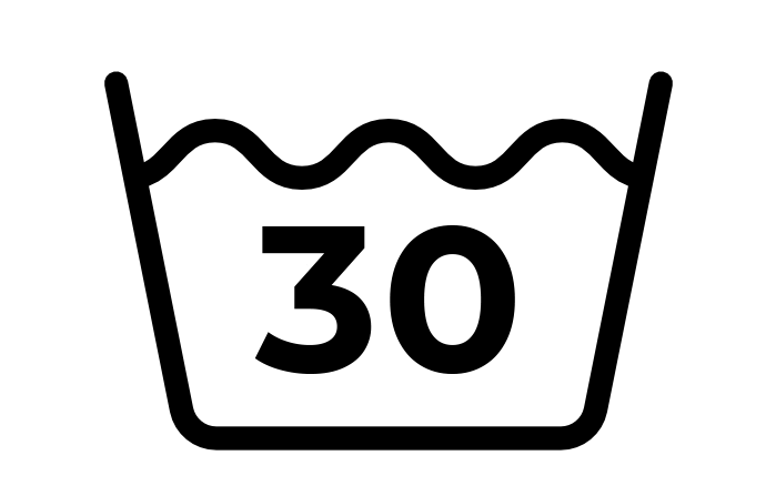 30 laipsnių skalbimo piktograma