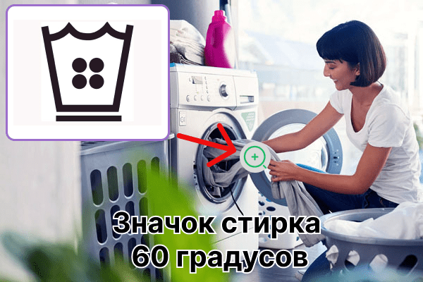 60 laipsnių skalbimo piktograma