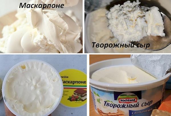 Maskarponės ir kreminio sūrio skirtumai