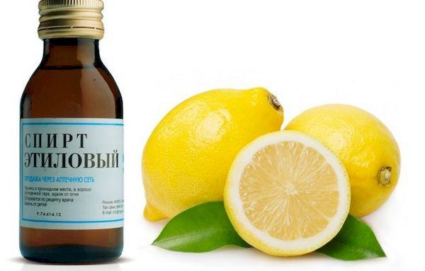 Etilo alkoholis ir citrinos sultys